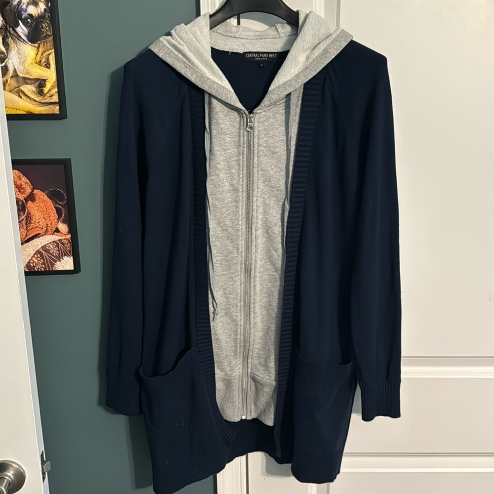Central Park West L Stylized hooded Sweater